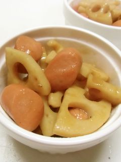 焼き肉のタレ✿ウインナーれんこん-レシピのメイン写真