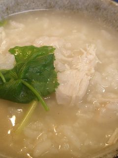 ムネ肉のヘルシー中華粥-レシピのメイン写真