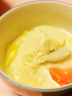 【幼児食】少量でも簡単!ごま豆乳鍋-レシピのメイン写真