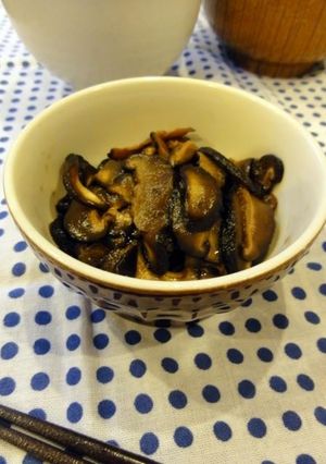 【副菜】ご飯のお供に♪簡単！椎茸の佃煮-レシピのメイン写真