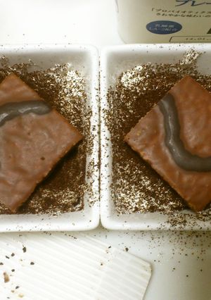 チョコケーキ１袋　で　お洒落ティラミス♪-レシピのメイン写真