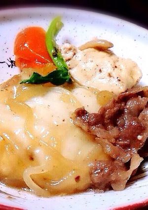 すき焼き餅-レシピのメイン写真
