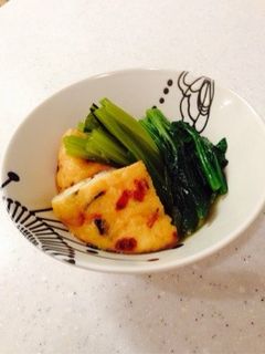 定番♪小松菜とがんもの煮物^ ^-レシピのメイン写真