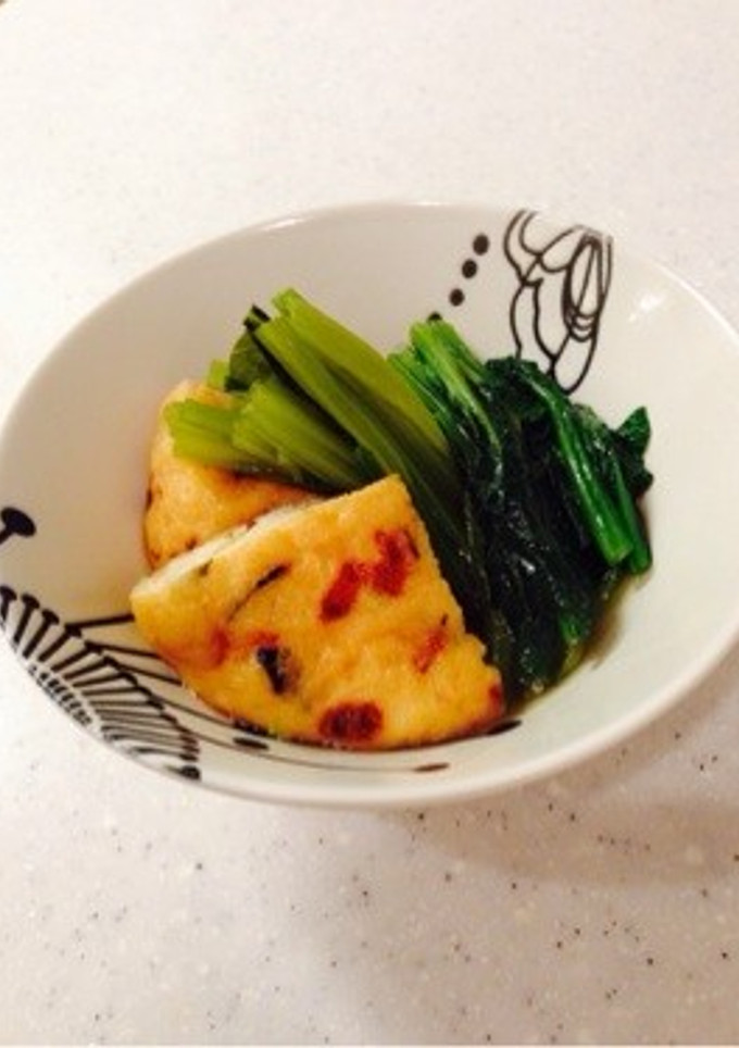 定番♪小松菜とがんもの煮物^ ^-レシピのメイン写真