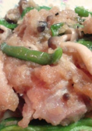 かんたん美味！めんつゆで鶏肉のみぞれ煮-レシピのメイン写真