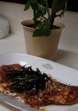 呑み屋の味☆納豆オムレツ-レシピのメイン写真