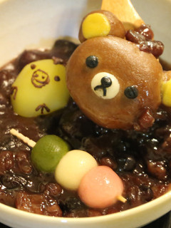リラックマ ぜんざい-レシピのメイン写真