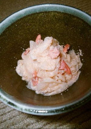 大根消費♥材料２つ大根のタラコ炒め-レシピのメイン写真