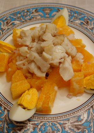 【スペイン料理】タラとオレンジのサラダ-レシピのメイン写真