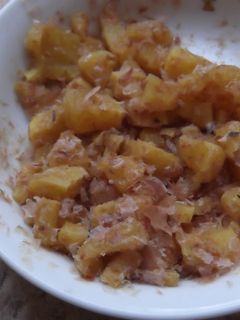 祖母直伝♪残った沢庵で!たくわんおかか-レシピのメイン写真