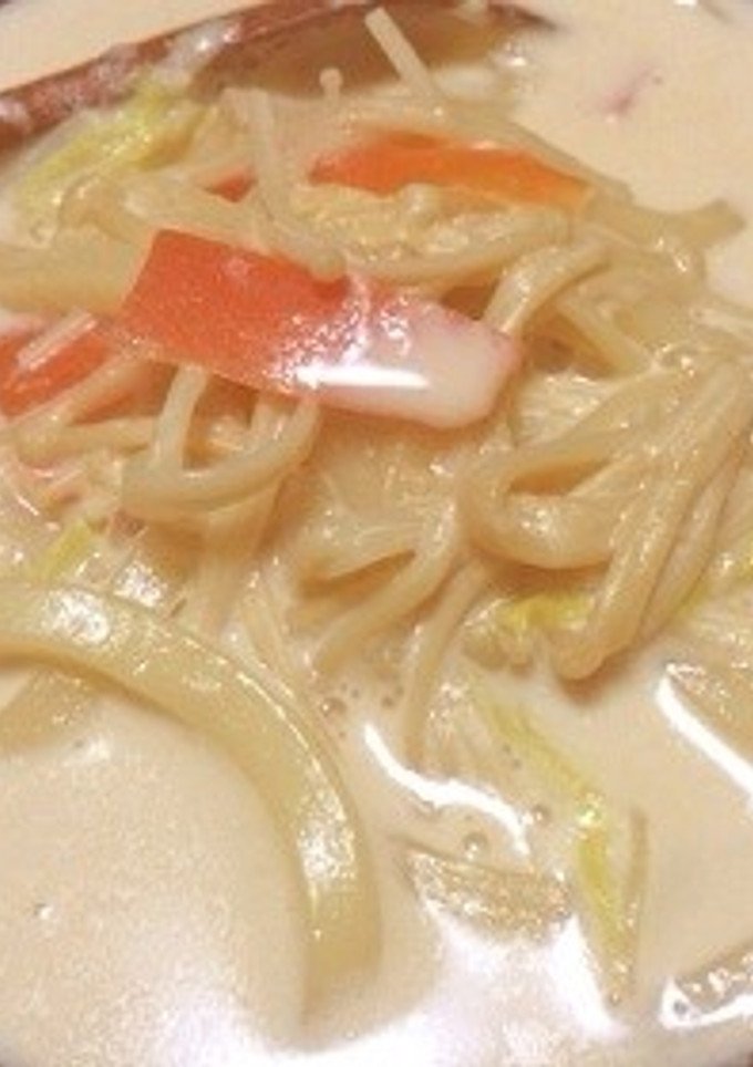 つるとんたん風クリームおうどん-レシピのメイン写真