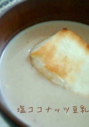 塩ココナッツ豆乳汁粉-レシピのメイン写真
