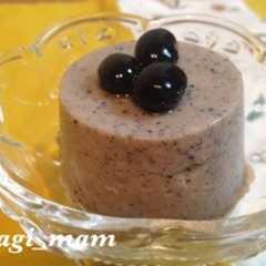 A picture of リメイク★お正月の黒豆で簡単黒豆プリン！.