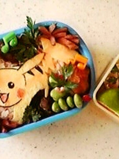 元気なピカチュウのキャラ弁☆☆-レシピのメイン写真
