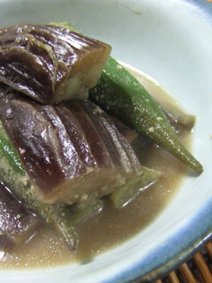 なすとオクラの味噌煮-レシピのメイン写真