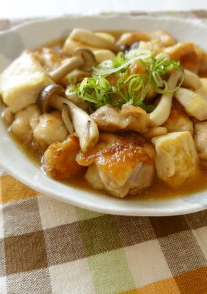 鶏ももとお豆腐の生姜あんかけ煮-レシピのメイン写真