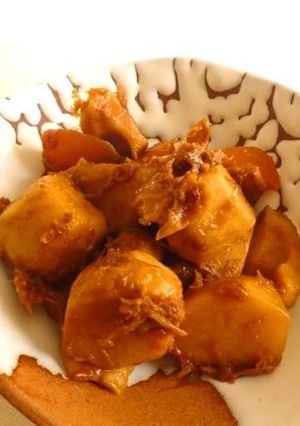 里芋と焼きちくわの煮味噌-レシピのメイン写真
