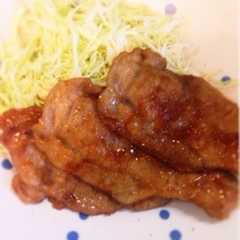 รูปของ 失敗なし！簡単ヘルシー豚の生姜焼き★