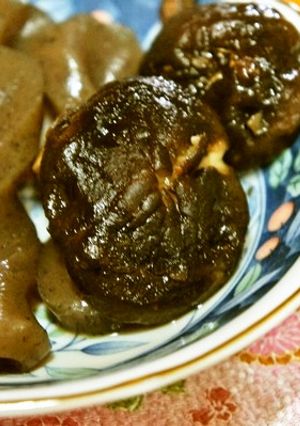 おせちに♪コンニャクと椎茸のお煮しめ*-レシピのメイン写真
