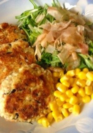 お肉なし☆豆腐ひじきハンバーグ-レシピのメイン写真