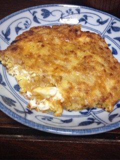 納豆とクリームチーズお焼き風-レシピのメイン写真