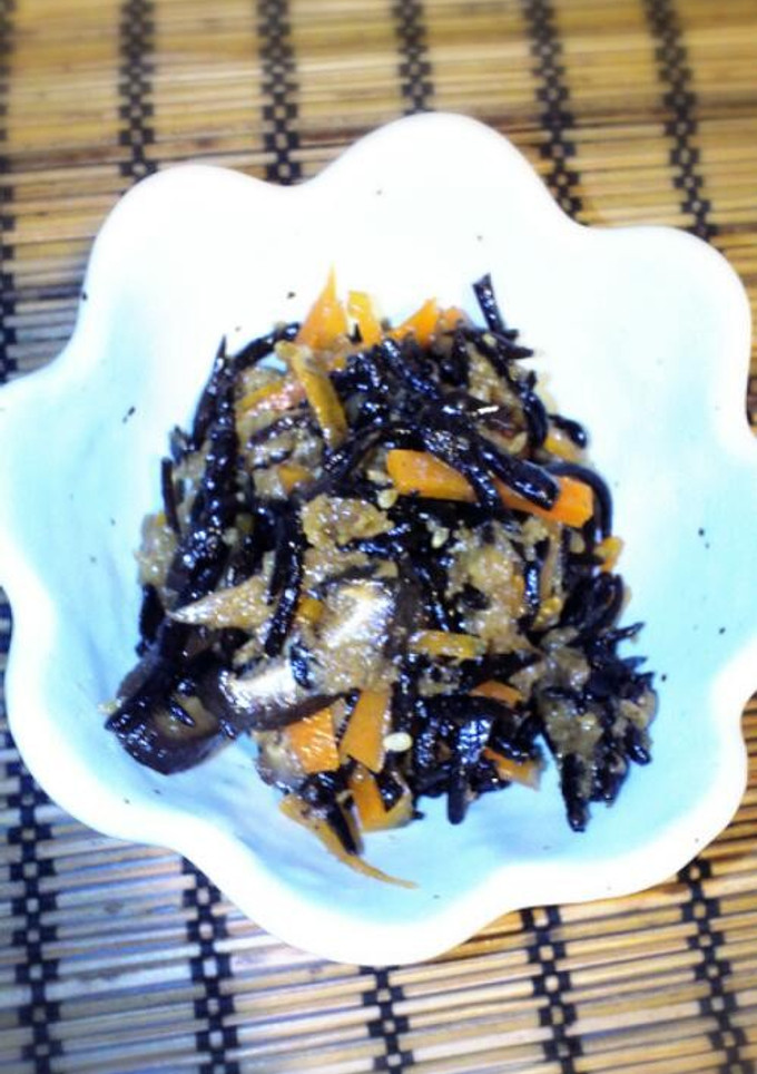 ひじきと干し椎茸の炒め煮-レシピのメイン写真