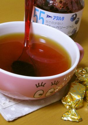 おうちカフェ気分✿ブルーベリーティー-レシピのメイン写真