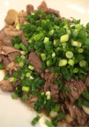 山椒がきいた牛肉の炒め物-レシピのメイン写真