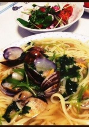 アサリの和風餡掛けパスタ-レシピのメイン写真