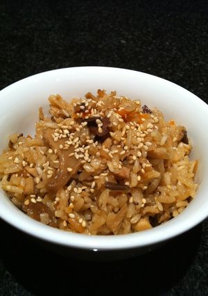 干し野菜と生姜の五目炊き込み飯-レシピのメイン写真