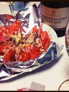 お手軽トマトのチーズ焼き-レシピのメイン写真