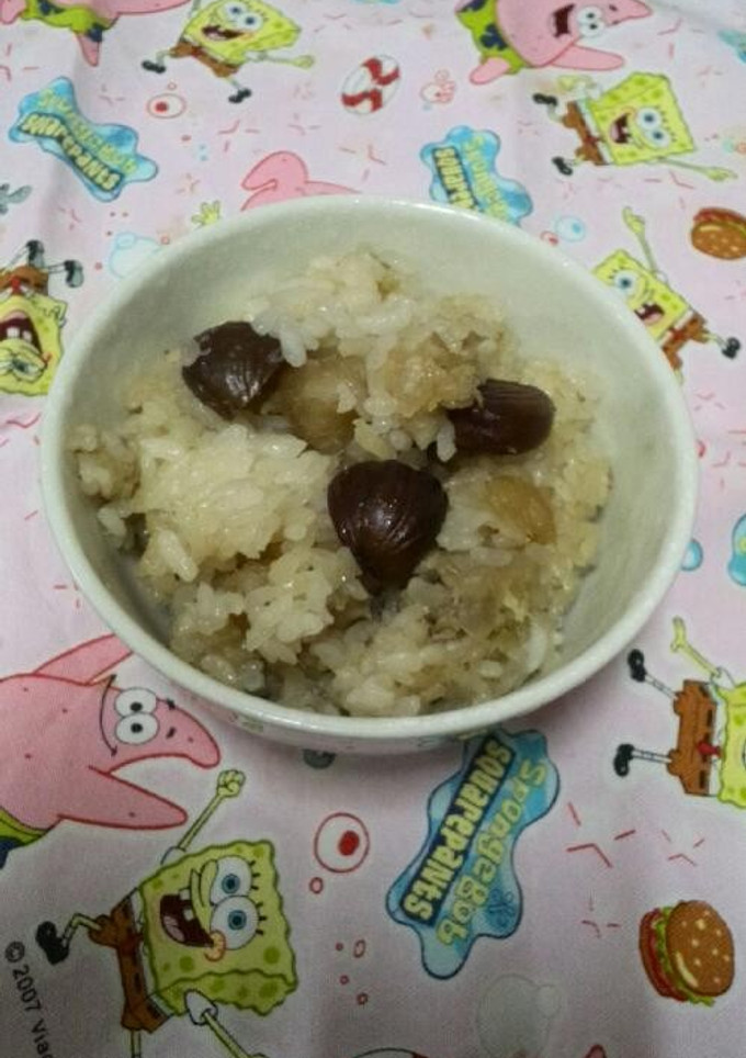 甘栗と干し芋の簡単おこわ-レシピのメイン写真