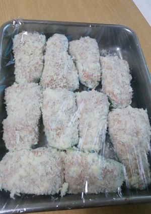 リメイク⭐ピーマンの肉詰めフライ-レシピのメイン写真