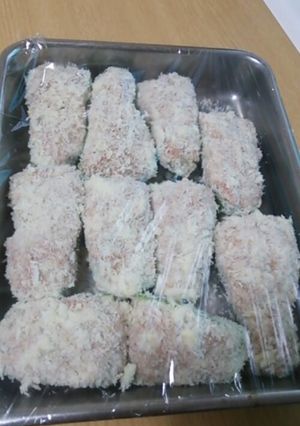 リメイク⭐ピーマンの肉詰めフライ-レシピのメイン写真