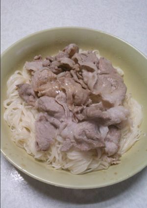 汁なし肉そうめん-レシピのメイン写真
