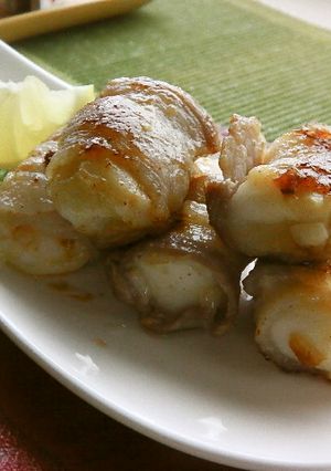 簡単！はんぺん肉巻き＊ネギ味噌マヨ味❤-レシピのメイン写真