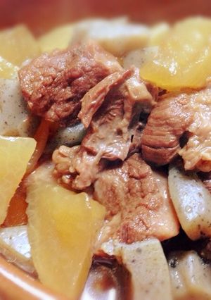おでんの素で簡単！牛スジの煮込み☆-レシピのメイン写真