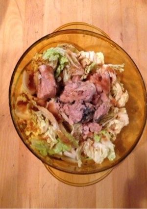 白菜とサバ水煮缶の煮物-レシピのメイン写真
