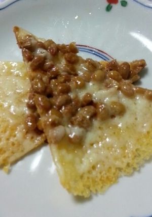 パリパリ納豆チーズ♪子供おやつ、お酒にも-レシピのメイン写真