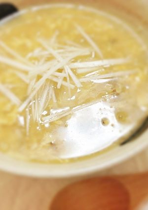 超簡単!お餅入りふかひれスープ♡-レシピのメイン写真