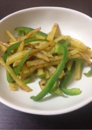 じゃがいも＆ピーマンのカレー炒め-レシピのメイン写真
