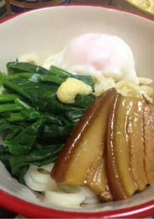 角煮ぶっかけうどん-レシピのメイン写真