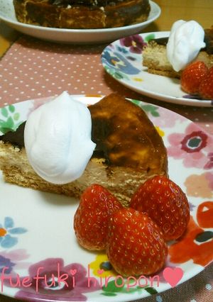 ずっしり濃厚　ベイクドチーズケーキ-レシピのメイン写真