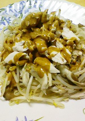 包丁いらず♪ささみモヤシのカレーマヨ和え-レシピのメイン写真