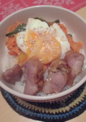 簡単・ビビンバ風丼-レシピのメイン写真