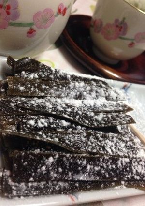ヘルシー おやつ☆昆布でお菓子☆都こんぶ-レシピのメイン写真