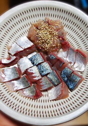 鯖刺し（生鯖味噌添え）-レシピのメイン写真