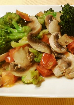 レンジで簡単～ 野菜のオリーブオイル炒め-レシピのメイン写真