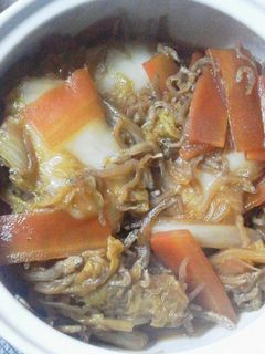 残りお餅と野菜の簡単煮-レシピのメイン写真