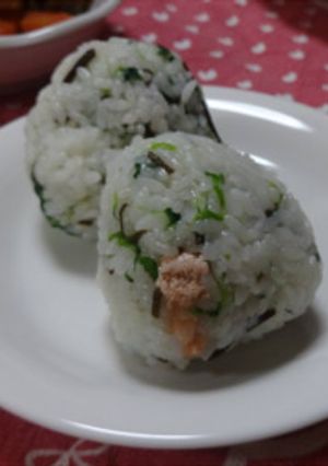七草飯のおにぎり-レシピのメイン写真